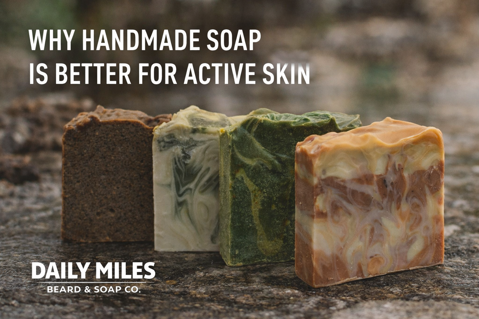 WHY HANDMADE SOAP IS BETTER FOR ACTIVE SKIN