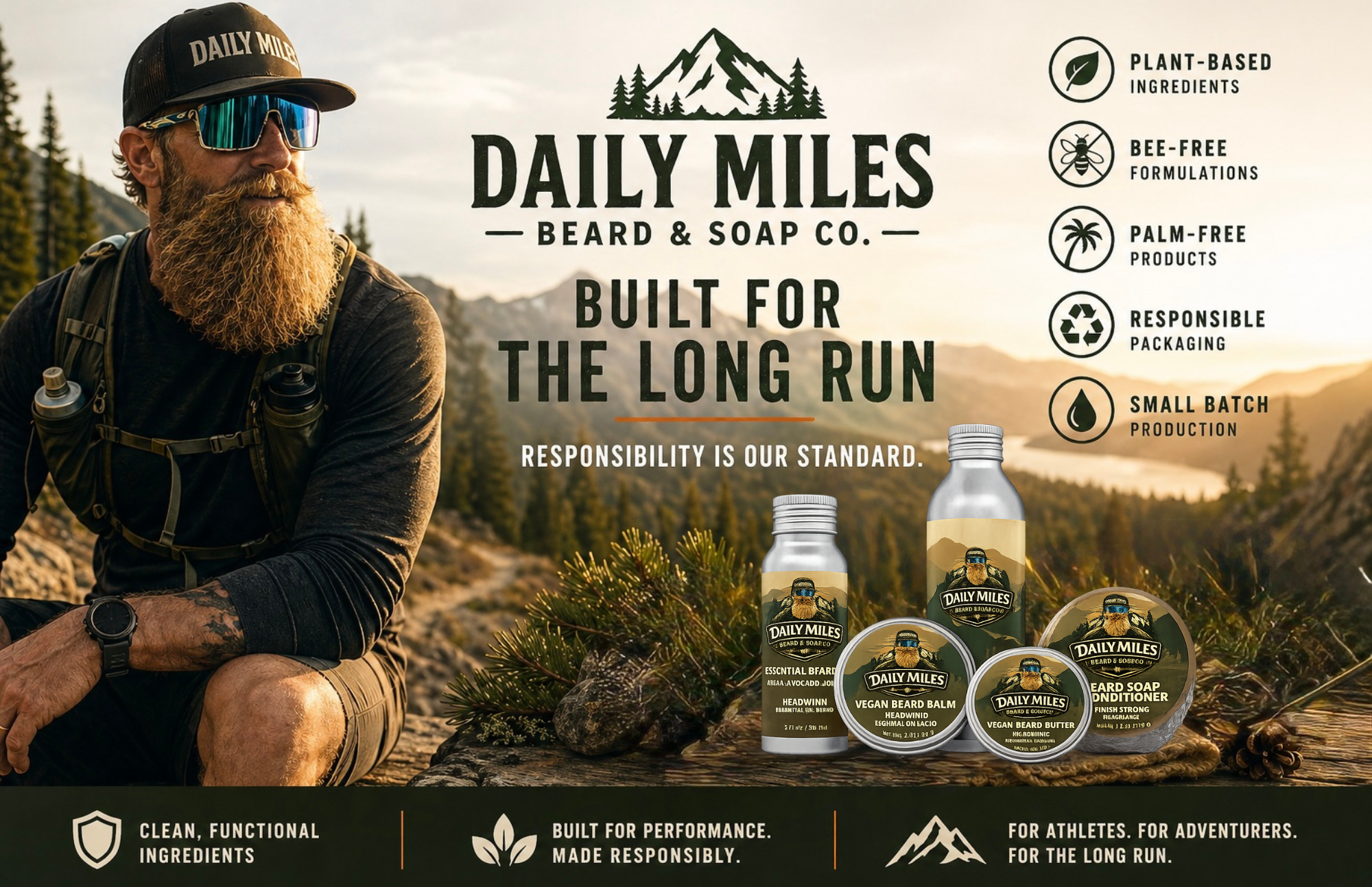 Built for the Long Run: The Daily Miles Beard & Soap Co. Responsibility Standard