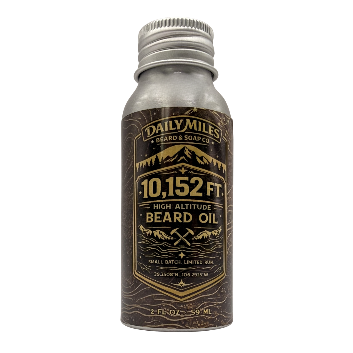10,152 ft Leadville Edition — Limited Batch Beard Oil - Pine Needle, Fir Balsam, Juniper Berry, Bergamot, Cedarwood, & Eucalyptus 2oz (Double the Industry Standard)